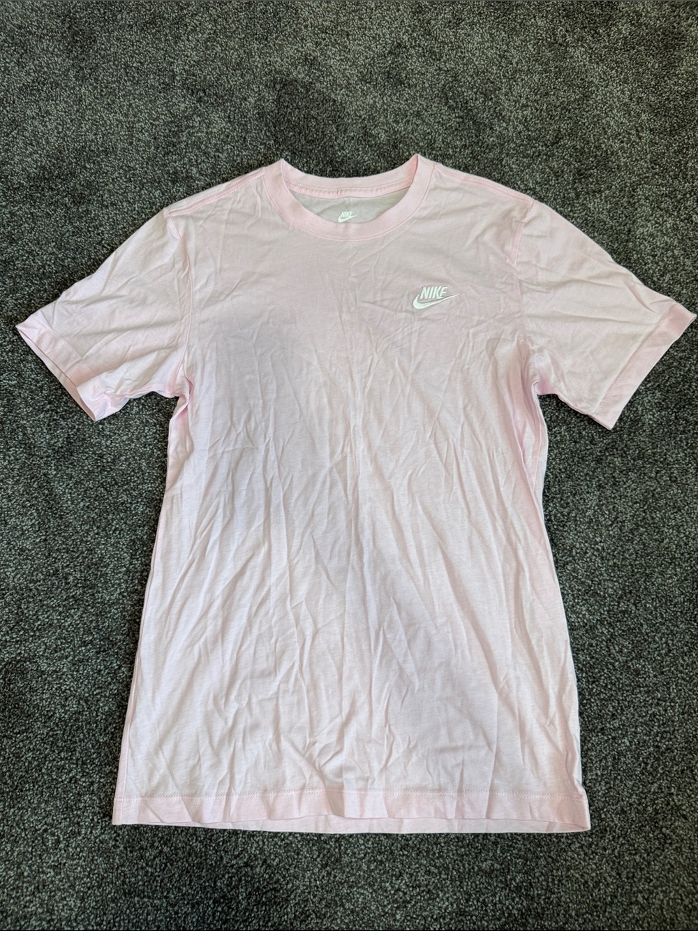 Nike Men’s Light Pink Logo Crew Tee